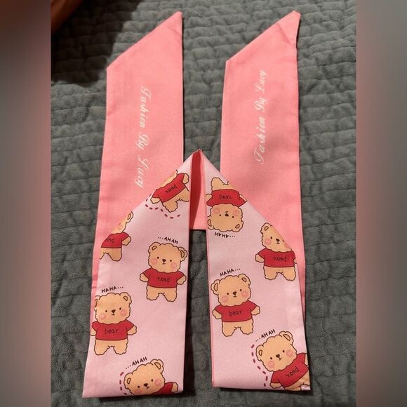 Pink Bear Hair Ribbon Headband – Fashion By Lucy - Picture 7 of 16